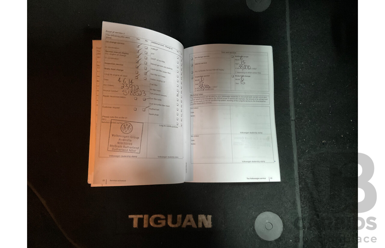 6/2011 Volkswagen Tiguan 125 TSI 5NC MY11 4d Wagon Silver 2.0L
