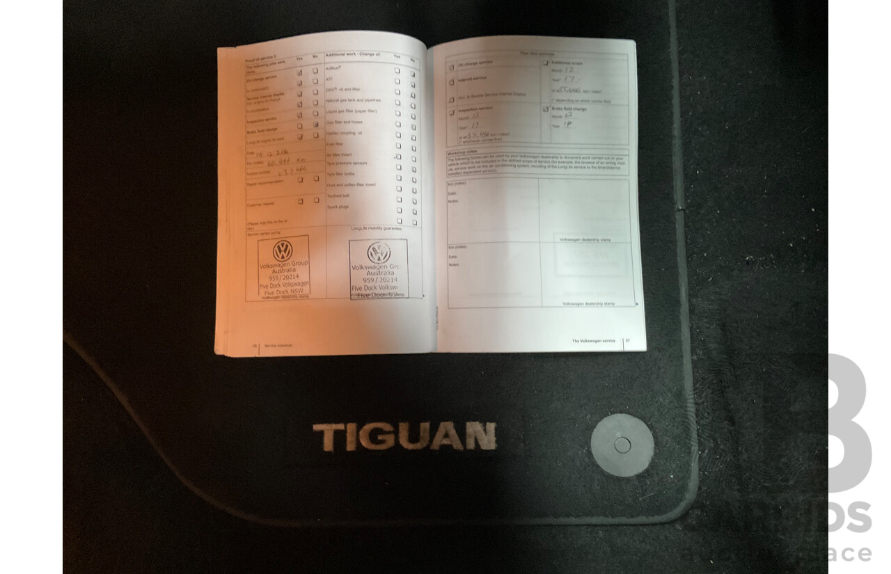 6/2011 Volkswagen Tiguan 125 TSI 5NC MY11 4d Wagon Silver 2.0L