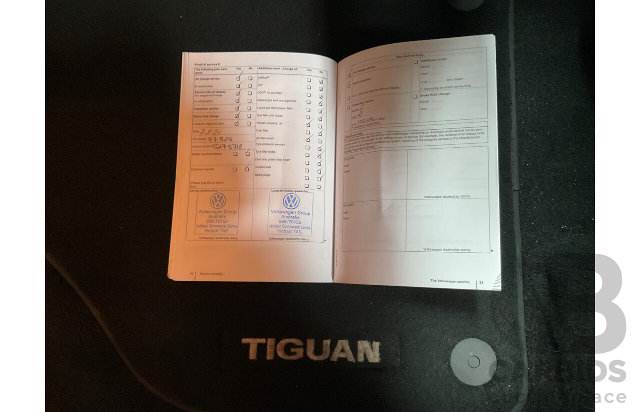 6/2011 Volkswagen Tiguan 125 TSI 5NC MY11 4d Wagon Silver 2.0L