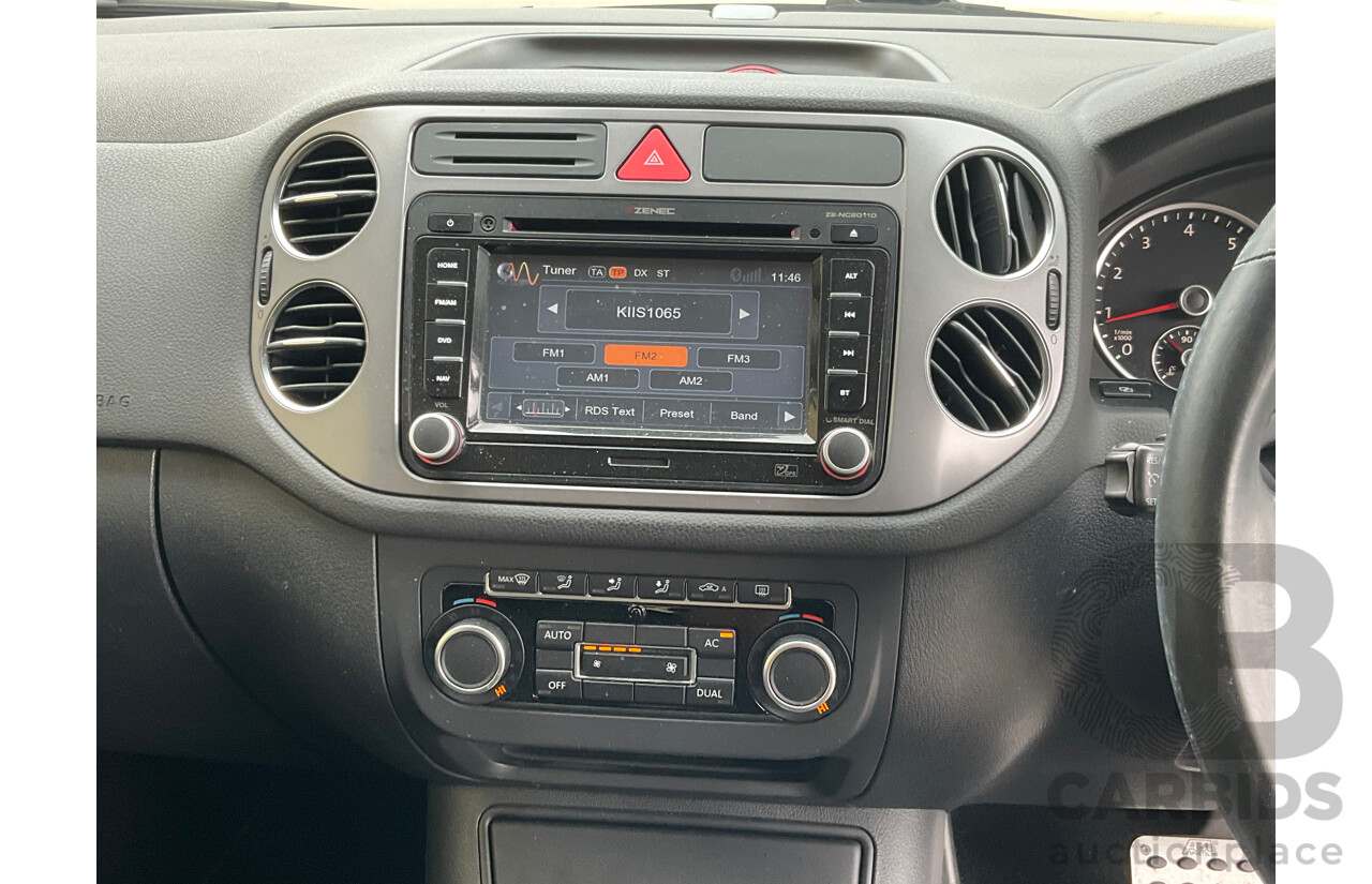 6/2011 Volkswagen Tiguan 125 TSI 5NC MY11 4d Wagon Silver 2.0L