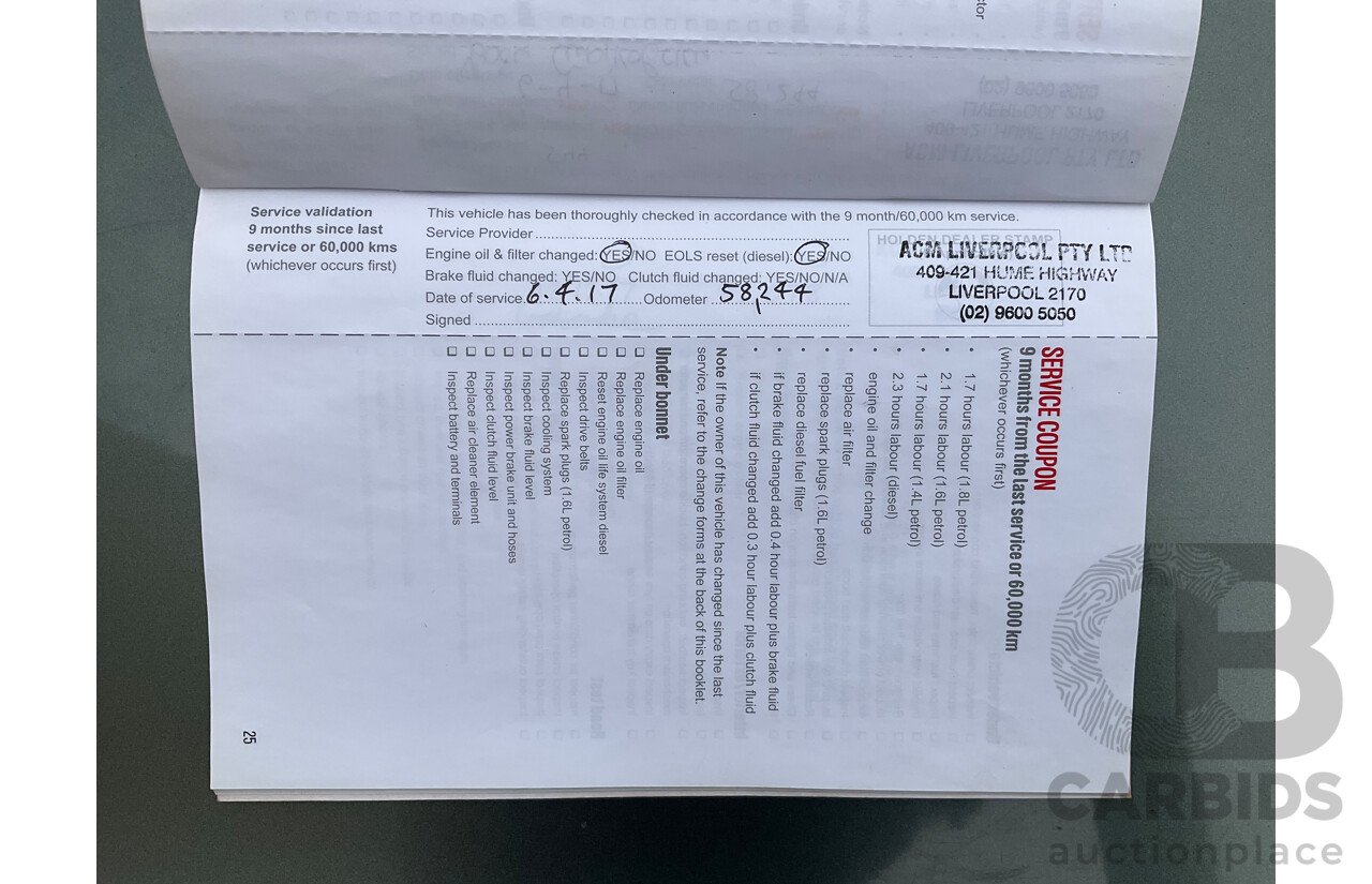 11/2014 Holden Cruze Z-Series JH MY14 4d Sedan Grey 1.8L