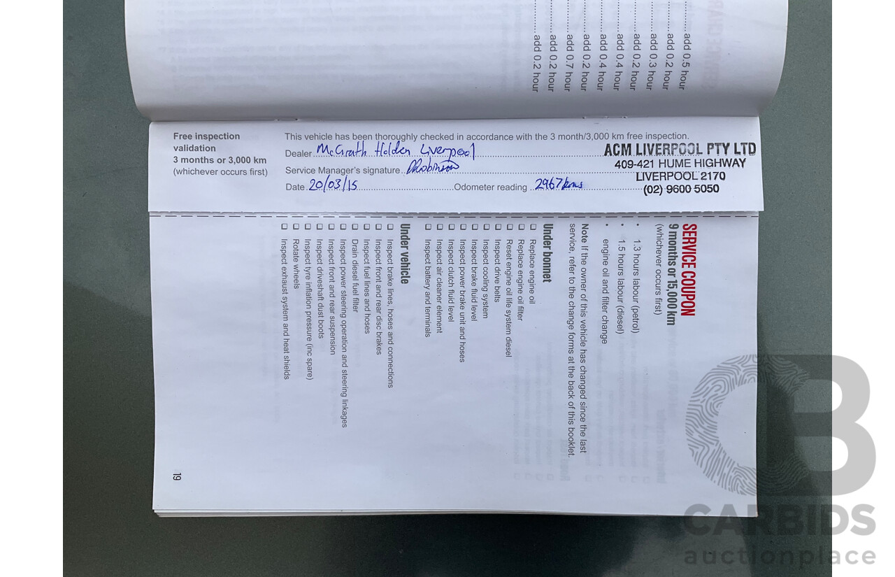 11/2014 Holden Cruze Z-Series JH MY14 4d Sedan Grey 1.8L