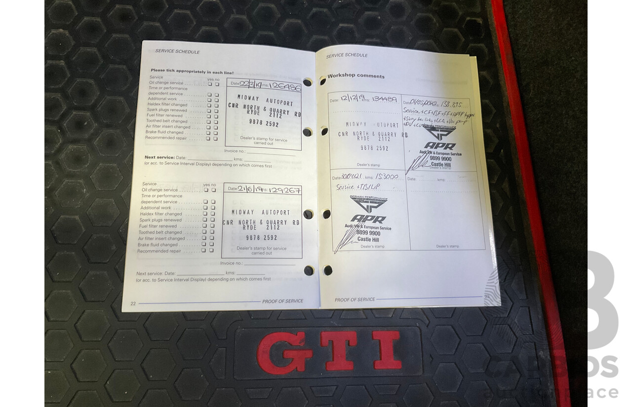 4/2008 Volkswagen Golf GTi 1K MY08 Upgrade 5d Hatchback Black Turbo 2.0L