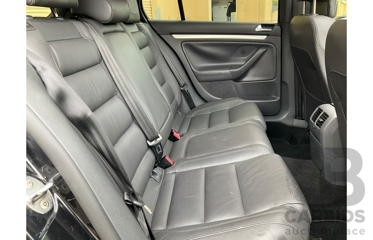 4/2008 Volkswagen Golf GTi 1K MY08 Upgrade 5d Hatchback Black Turbo 2.0L