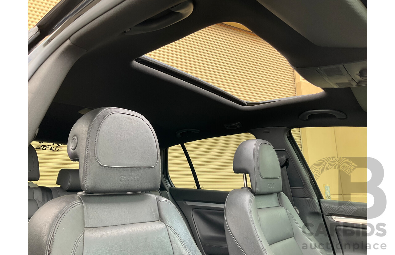 4/2008 Volkswagen Golf GTi 1K MY08 Upgrade 5d Hatchback Black Turbo 2.0L