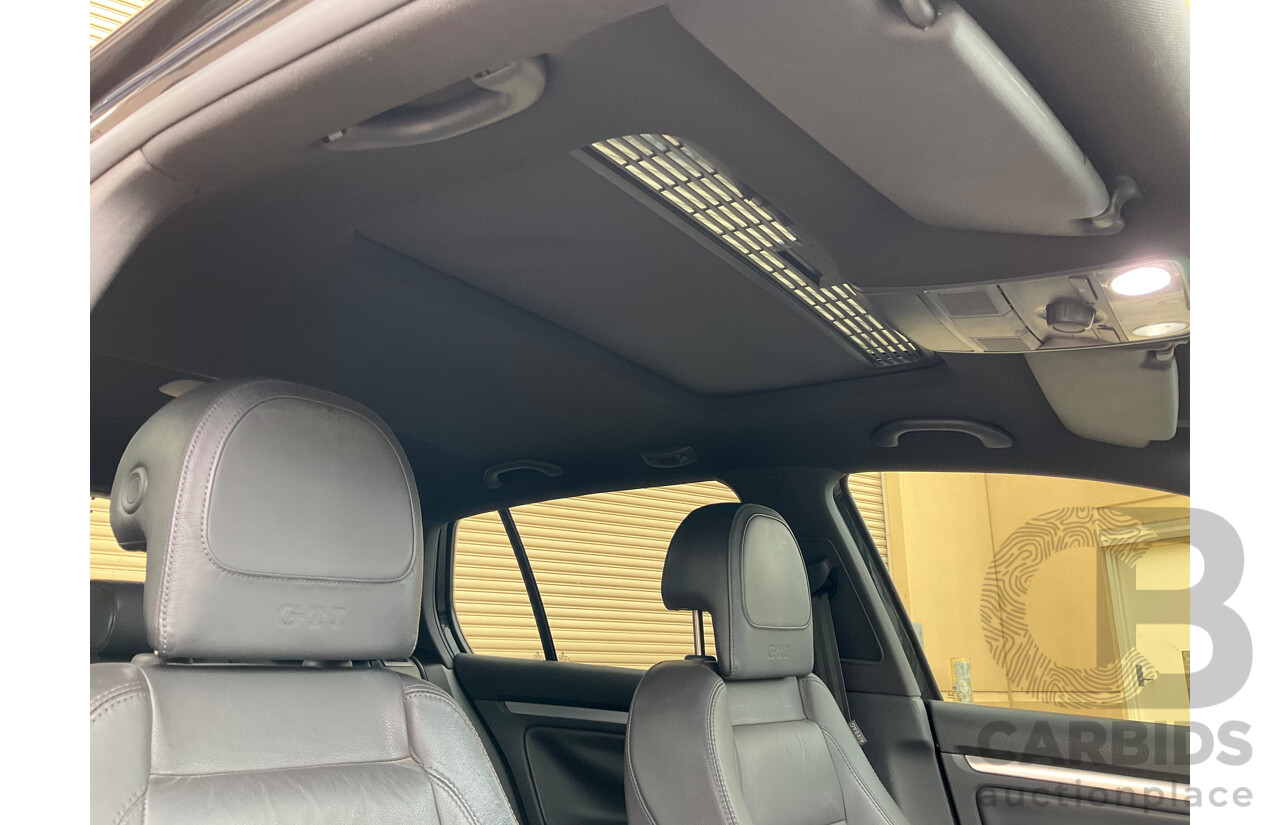 4/2008 Volkswagen Golf GTi 1K MY08 Upgrade 5d Hatchback Black Turbo 2.0L