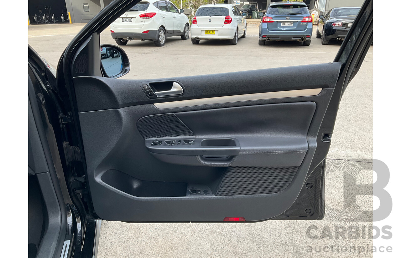 4/2008 Volkswagen Golf GTi 1K MY08 Upgrade 5d Hatchback Black Turbo 2.0L