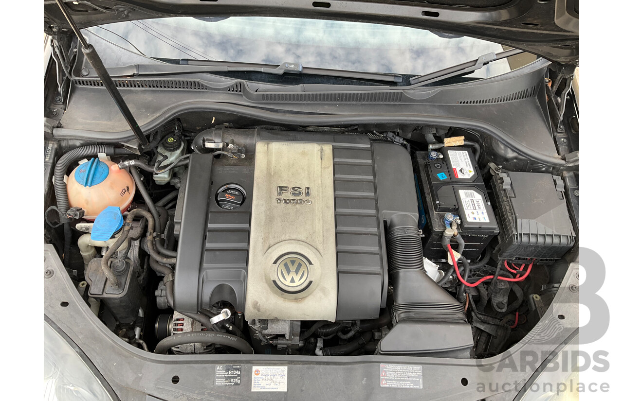 4/2008 Volkswagen Golf GTi 1K MY08 Upgrade 5d Hatchback Black Turbo 2.0L