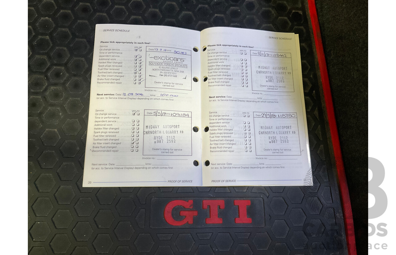 4/2008 Volkswagen Golf GTi 1K MY08 Upgrade 5d Hatchback Black Turbo 2.0L