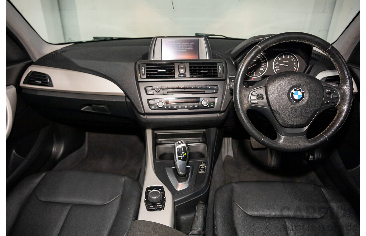 4/2013 BMW 118i F20 5d Hatchback Deep Sea Blue Metallic Turbo 1.6L