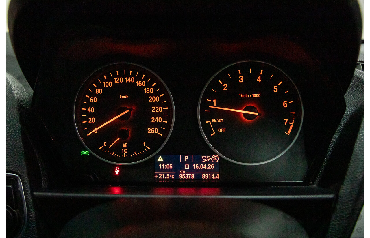 4/2013 BMW 118i F20 5d Hatchback Deep Sea Blue Metallic Turbo 1.6L