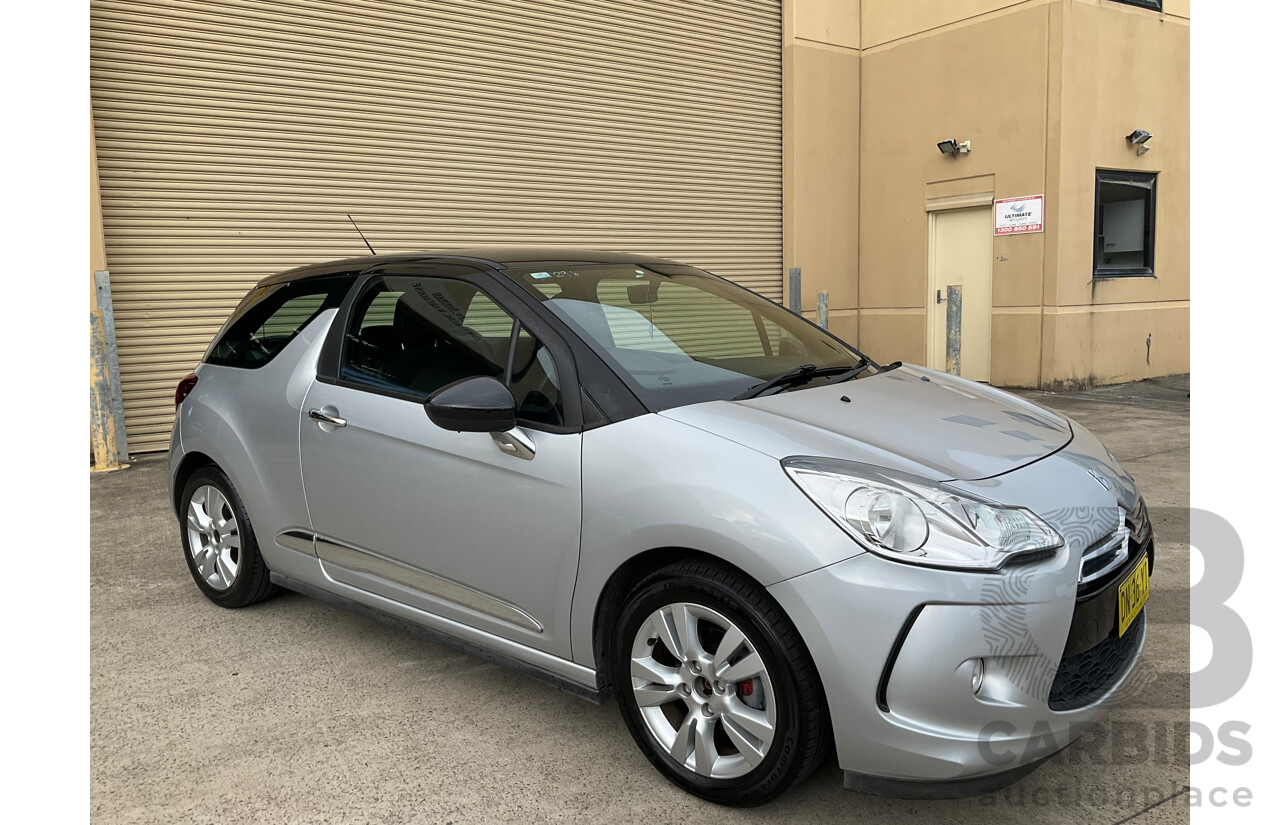 9/2014 Citroen DS3 Dstyle MY13 3d Hatchback Silver 1.6L
