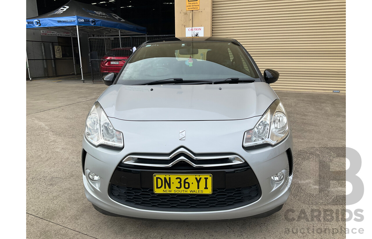 9/2014 Citroen DS3 Dstyle MY13 3d Hatchback Silver 1.6L