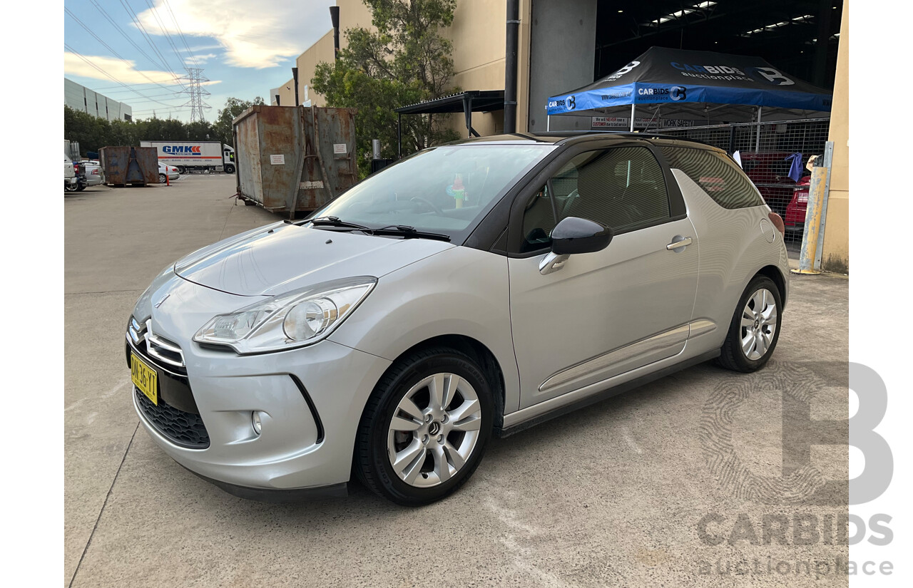 9/2014 Citroen DS3 Dstyle MY13 3d Hatchback Silver 1.6L