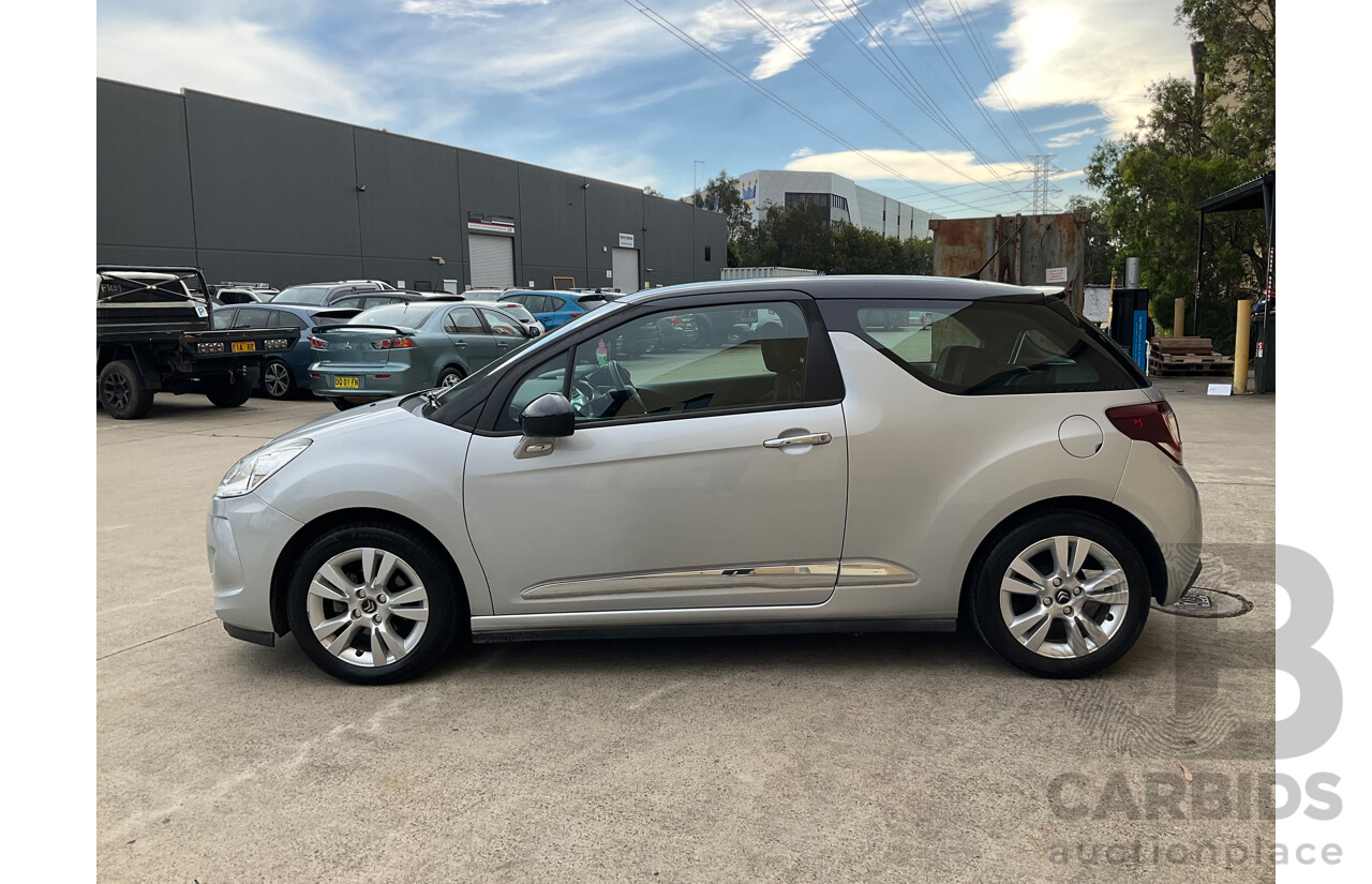 9/2014 Citroen DS3 Dstyle MY13 3d Hatchback Silver 1.6L