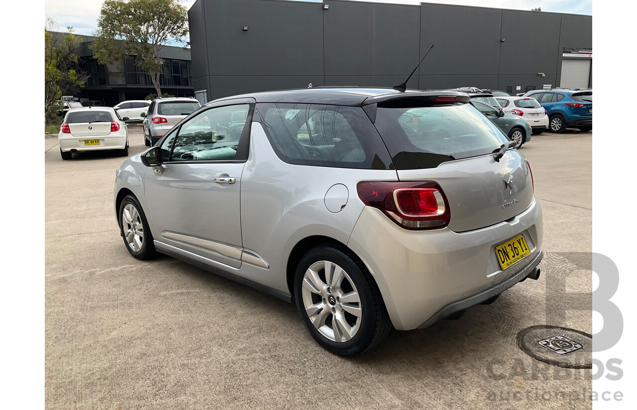 9/2014 Citroen DS3 Dstyle MY13 3d Hatchback Silver 1.6L