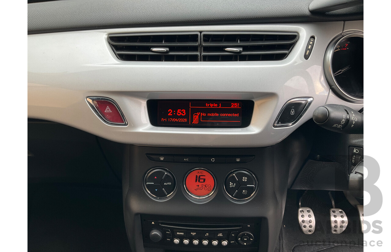 9/2014 Citroen DS3 Dstyle MY13 3d Hatchback Silver 1.6L