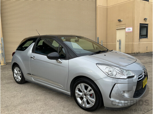 9/2014 Citroen DS3 Dstyle MY13 3d Hatchback Silver 1.6L