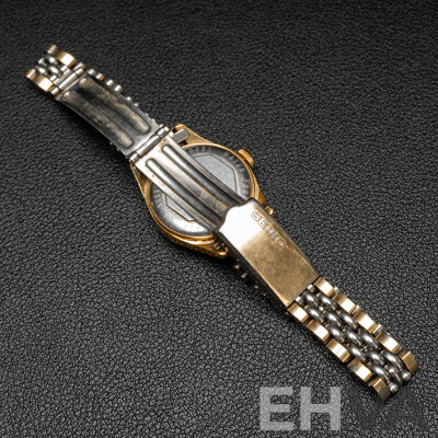 Vintage Gold Filled Swiss Made 17 Jewel Hand Wind Movement Seiko - Model: 2104-0091