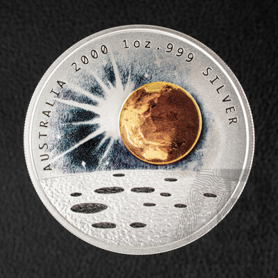 外国銀貨　アメリカ1D銀貨　2000年　PERTH MINT Australian Perth Mint 2000 Silver - Lot 1662279 | ALLBIDS