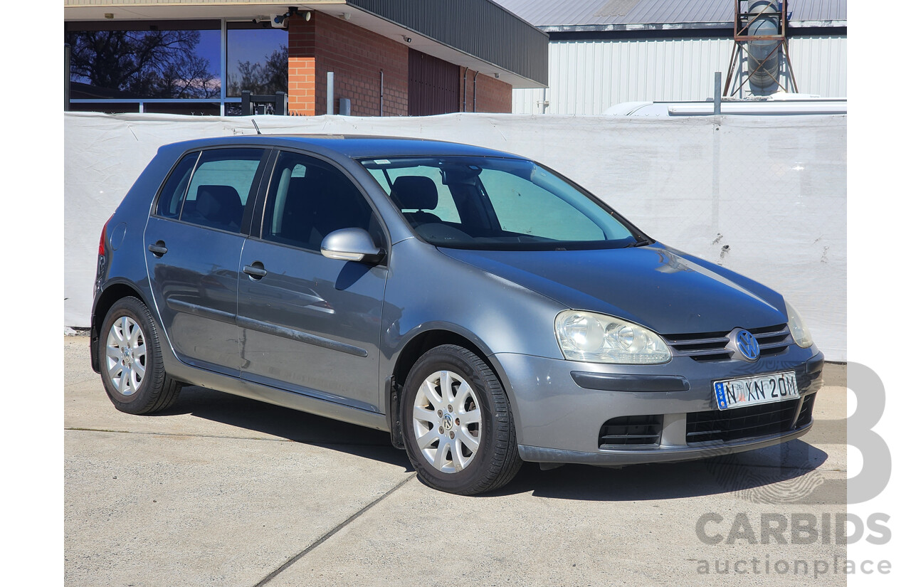 5/2006 Volkswagen Golf 2.0 TDI Comfortline 1K 5d Hatchback Grey 2.0L