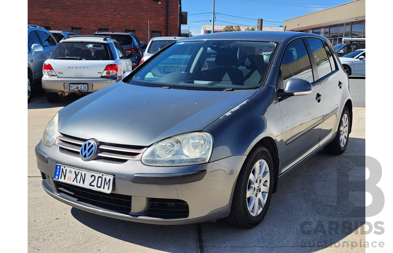 5/2006 Volkswagen Golf 2.0 TDI Comfortline 1K 5d Hatchback Grey 2.0L