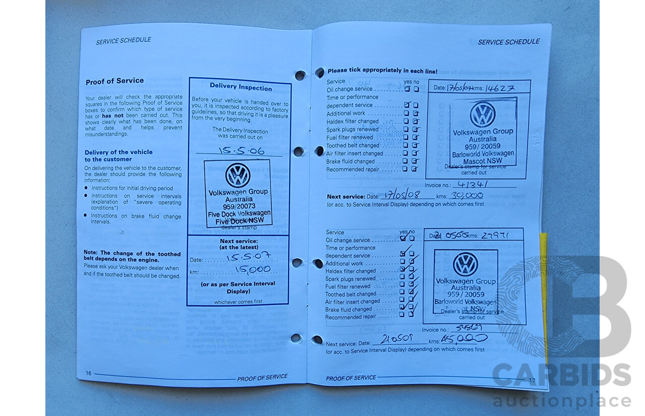 5/2006 Volkswagen Golf 2.0 TDI Comfortline 1K 5d Hatchback Grey 2.0L