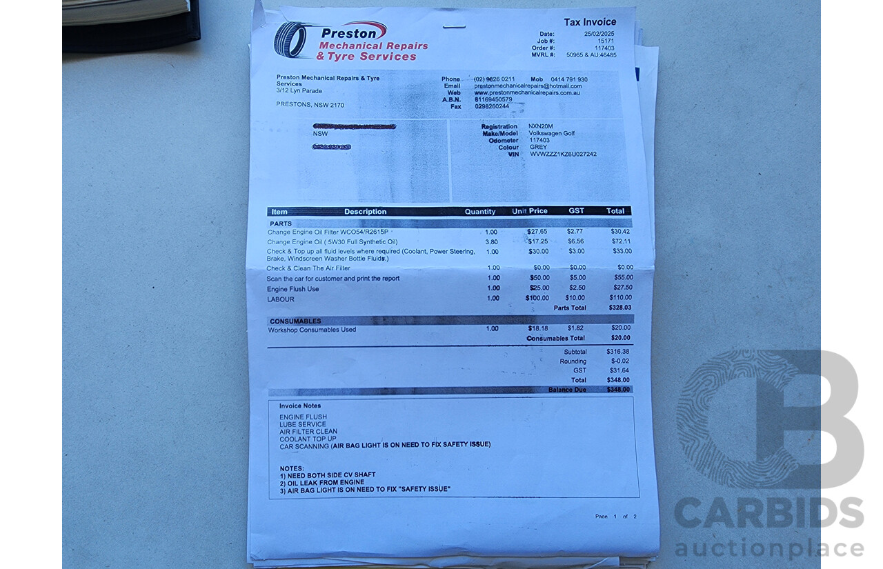 5/2006 Volkswagen Golf 2.0 TDI Comfortline 1K 5d Hatchback Grey 2.0L