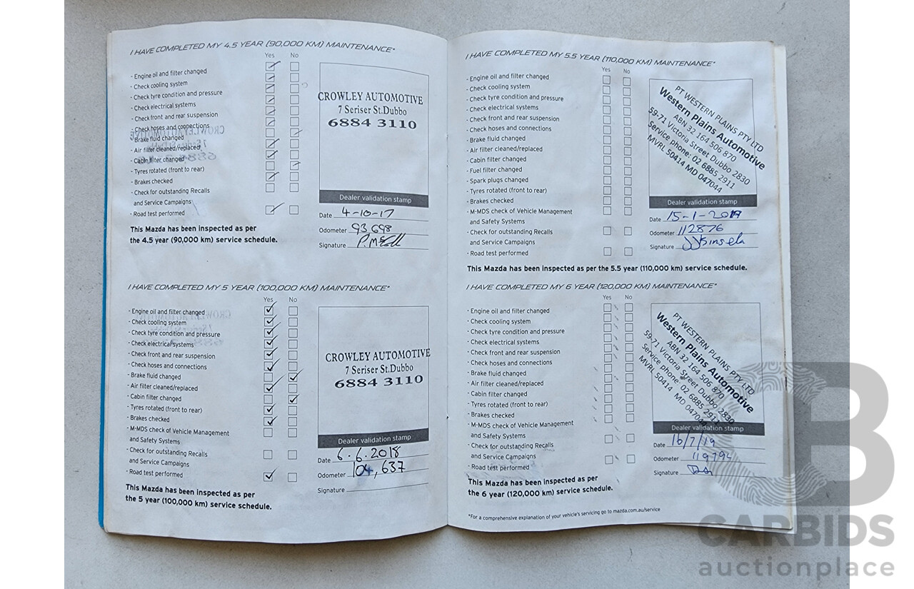 12/2012 Mazda Mazda6 Touring 6C 4d Sedan Silver 2.2L