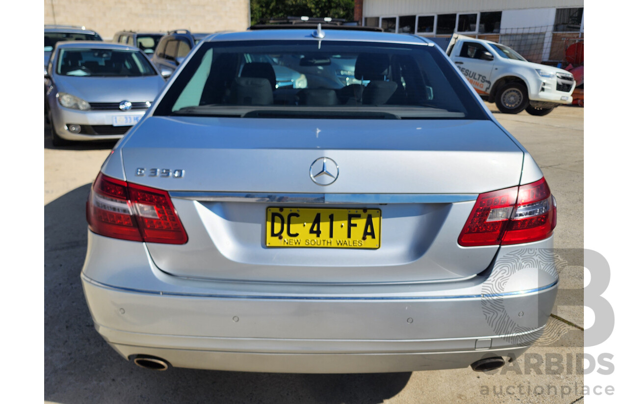 7/2009 Mercedes-Benz E350 Avantgarde 212 4d Sedan Silver 3.5L