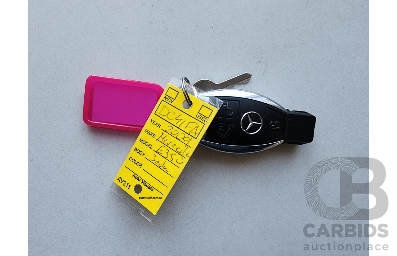 7/2009 Mercedes-Benz E350 Avantgarde 212 4d Sedan Silver 3.5L