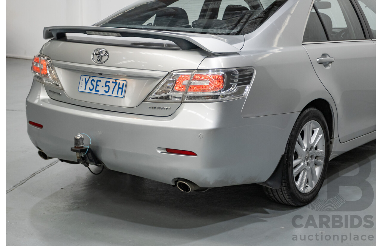 7/2011 Toyota Aurion Touring SE GSV40R 4D Sedan Titanium Silver Metallic V6 3.5L