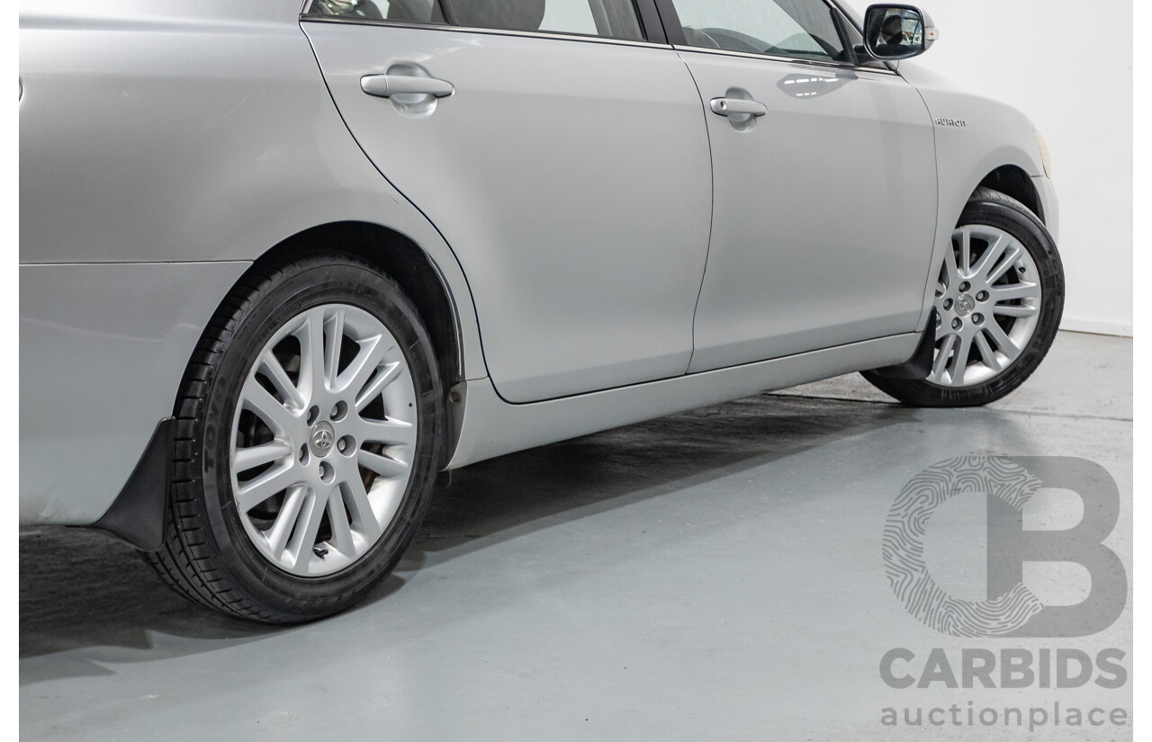7/2011 Toyota Aurion Touring SE GSV40R 4D Sedan Titanium Silver Metallic V6 3.5L