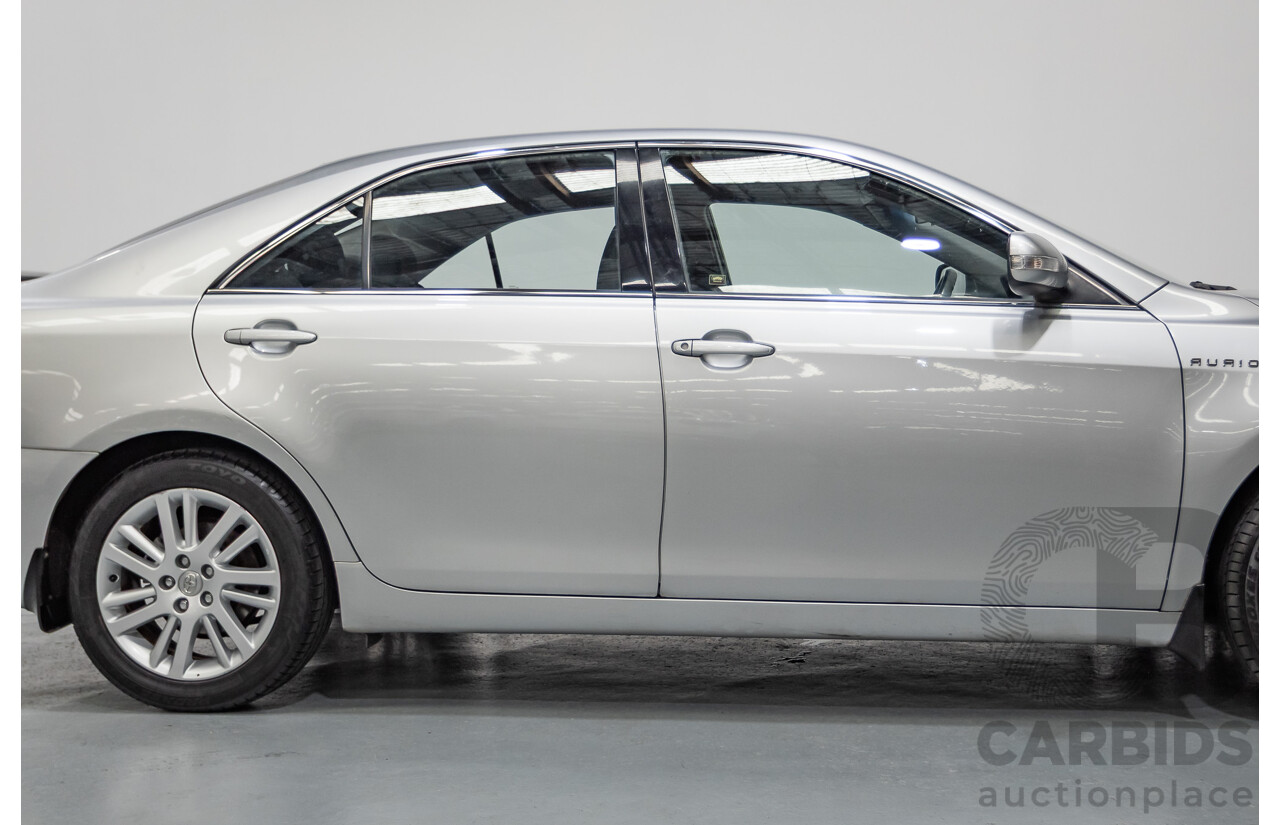 7/2011 Toyota Aurion Touring SE GSV40R 4D Sedan Titanium Silver Metallic V6 3.5L