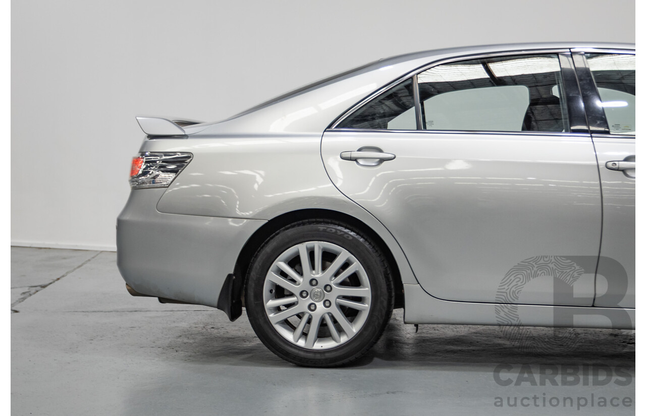 7/2011 Toyota Aurion Touring SE GSV40R 4D Sedan Titanium Silver Metallic V6 3.5L