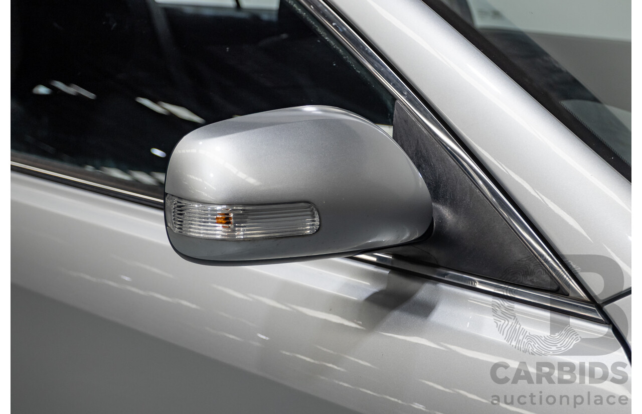 7/2011 Toyota Aurion Touring SE GSV40R 4D Sedan Titanium Silver Metallic V6 3.5L