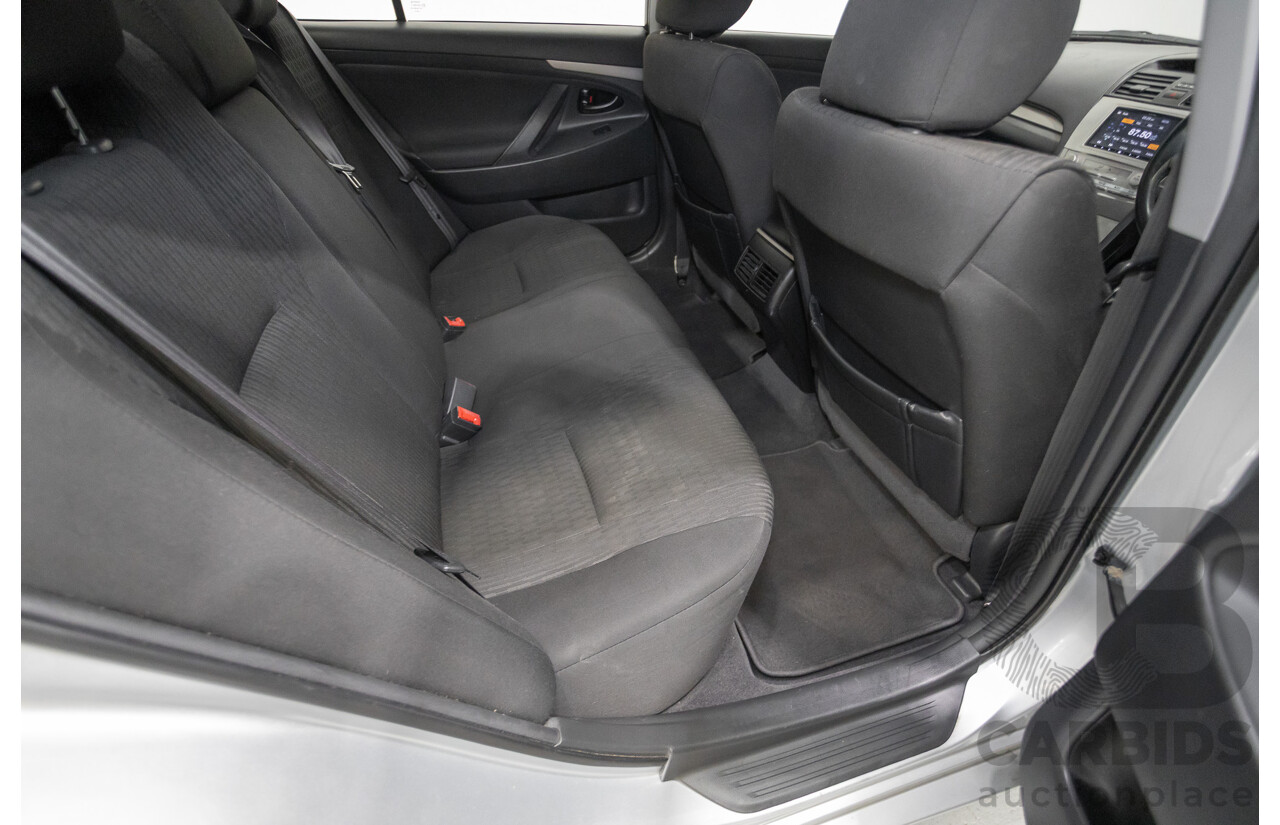 7/2011 Toyota Aurion Touring SE GSV40R 4D Sedan Titanium Silver Metallic V6 3.5L