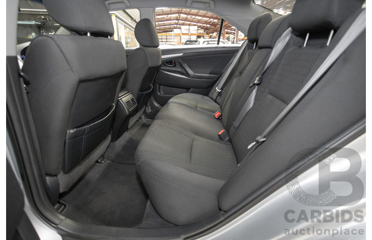 7/2011 Toyota Aurion Touring SE GSV40R 4D Sedan Titanium Silver Metallic V6 3.5L