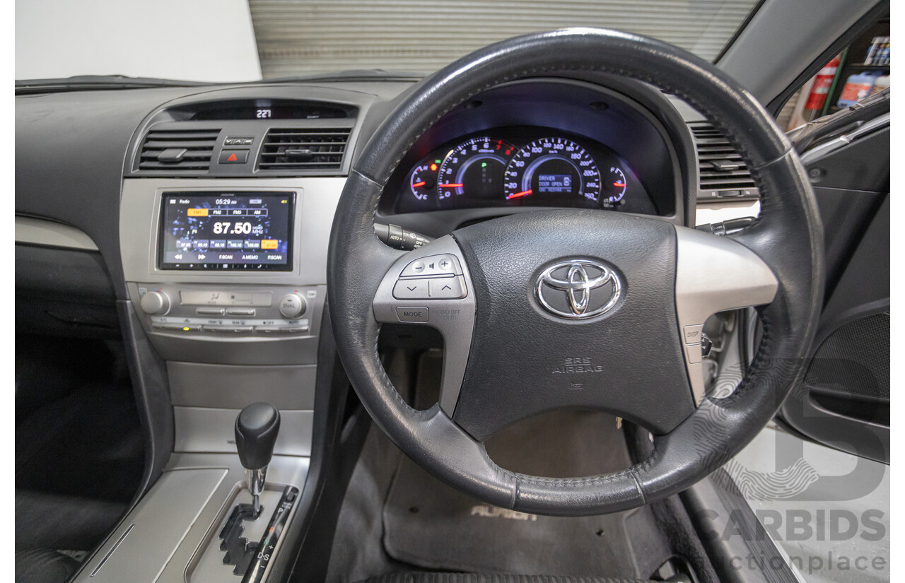 7/2011 Toyota Aurion Touring SE GSV40R 4D Sedan Titanium Silver Metallic V6 3.5L