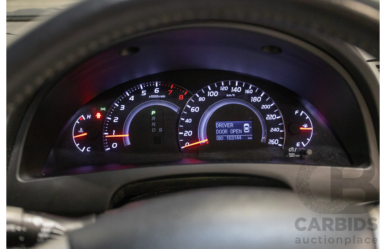 7/2011 Toyota Aurion Touring SE GSV40R 4D Sedan Titanium Silver Metallic V6 3.5L