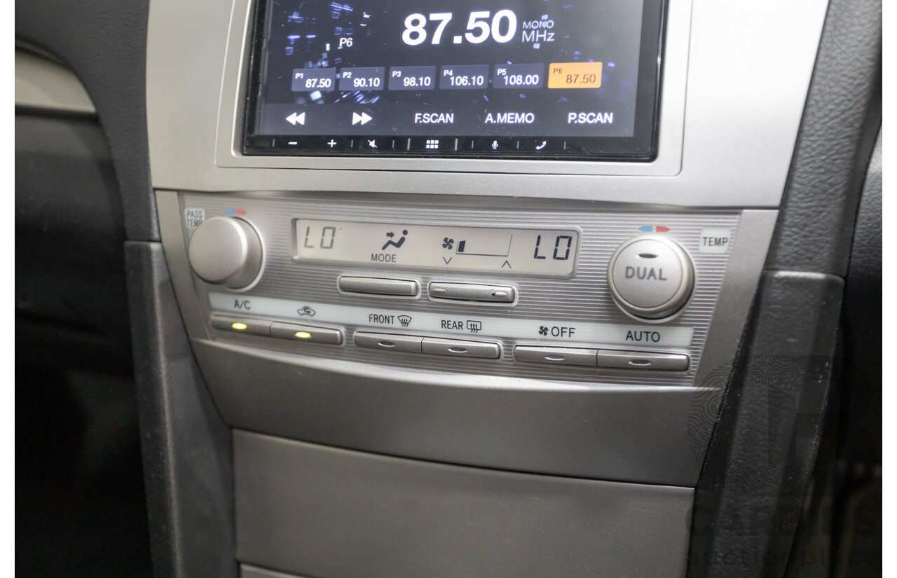 7/2011 Toyota Aurion Touring SE GSV40R 4D Sedan Titanium Silver Metallic V6 3.5L