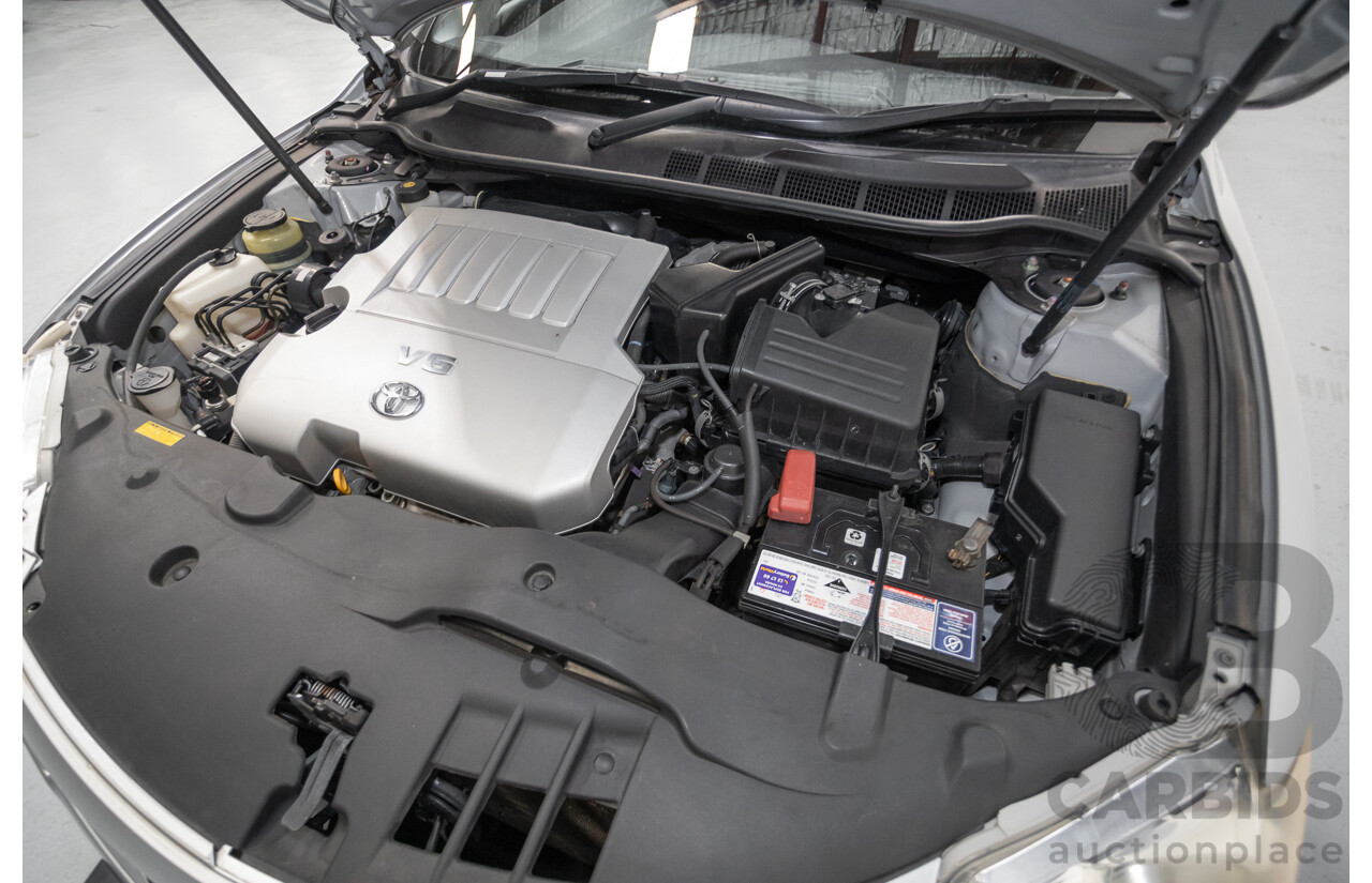 7/2011 Toyota Aurion Touring SE GSV40R 4D Sedan Titanium Silver Metallic V6 3.5L