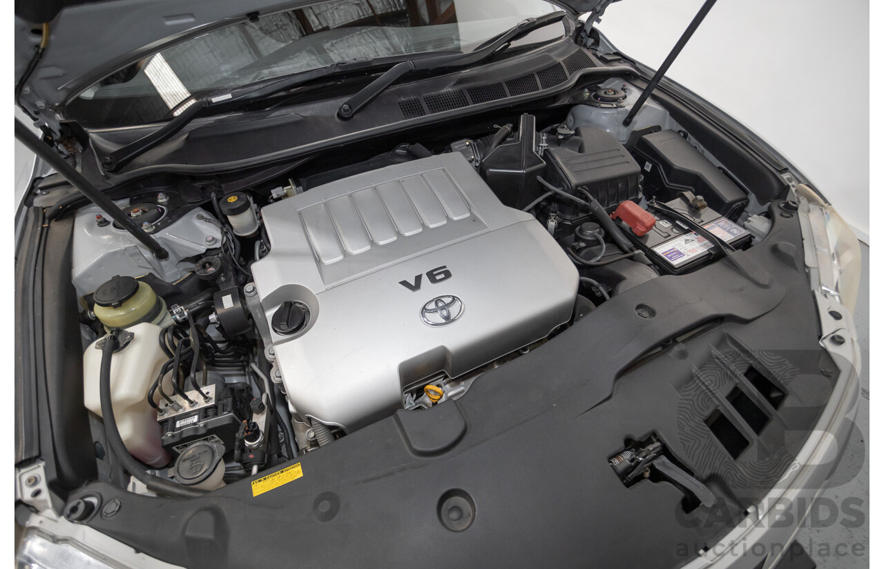 7/2011 Toyota Aurion Touring SE GSV40R 4D Sedan Titanium Silver Metallic V6 3.5L