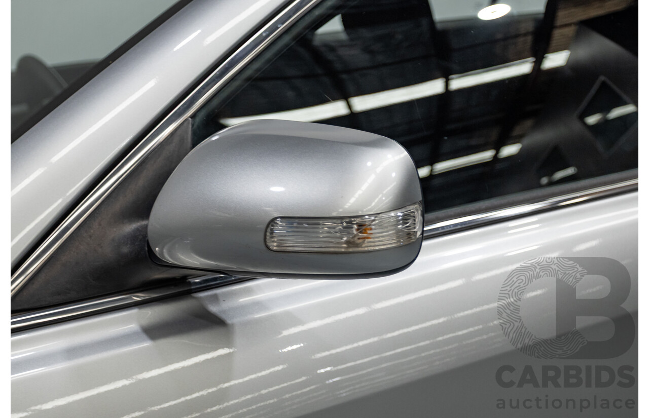 7/2011 Toyota Aurion Touring SE GSV40R 4D Sedan Titanium Silver Metallic V6 3.5L