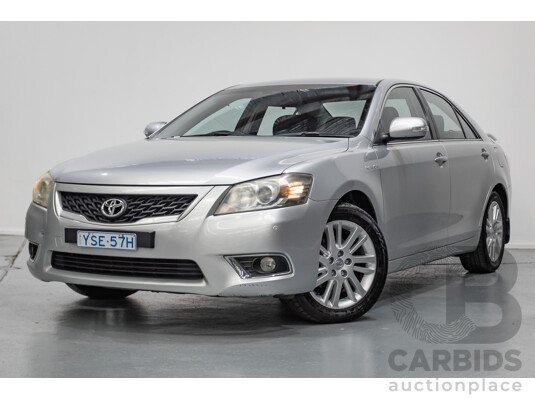 7/2011 Toyota Aurion Touring SE GSV40R 4D Sedan Titanium Silver Metallic V6 3.5L