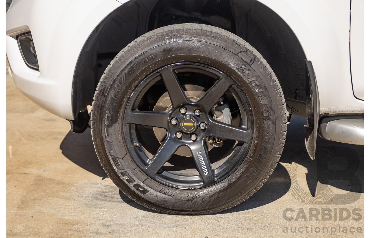 03/2017 Nissan Navara SL (4x4) D23 SERIES II Dual Cab Utility White Turbo Diesel 2.3L