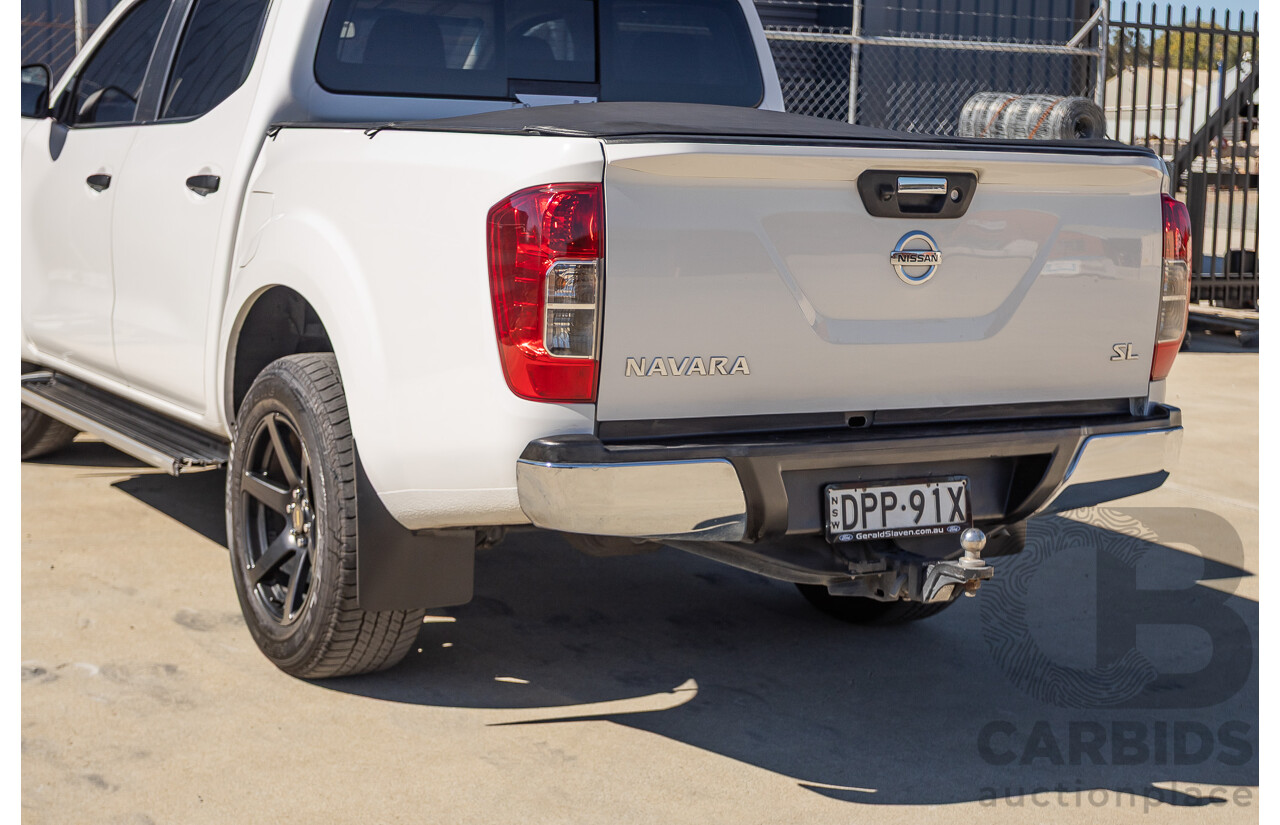 03/2017 Nissan Navara SL (4x4) D23 SERIES II Dual Cab Utility White Turbo Diesel 2.3L