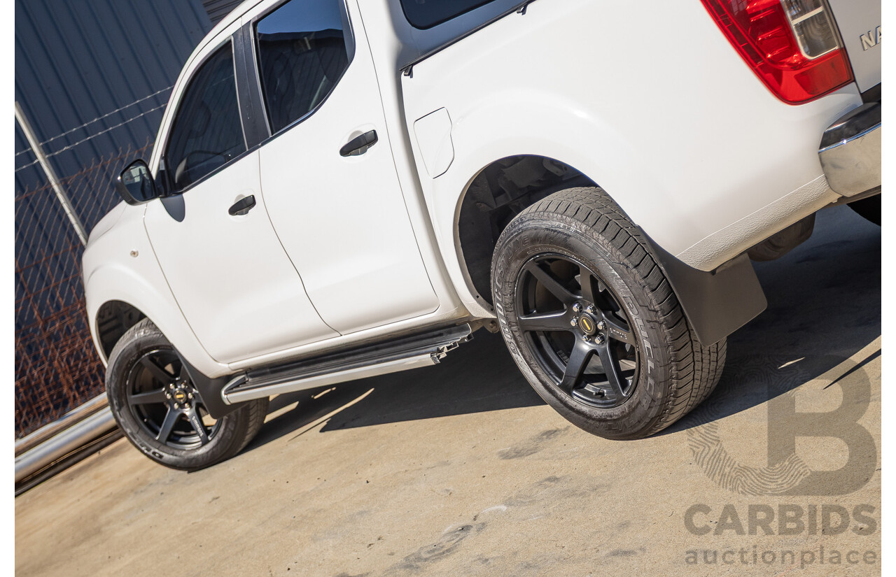 03/2017 Nissan Navara SL (4x4) D23 SERIES II Dual Cab Utility White Turbo Diesel 2.3L