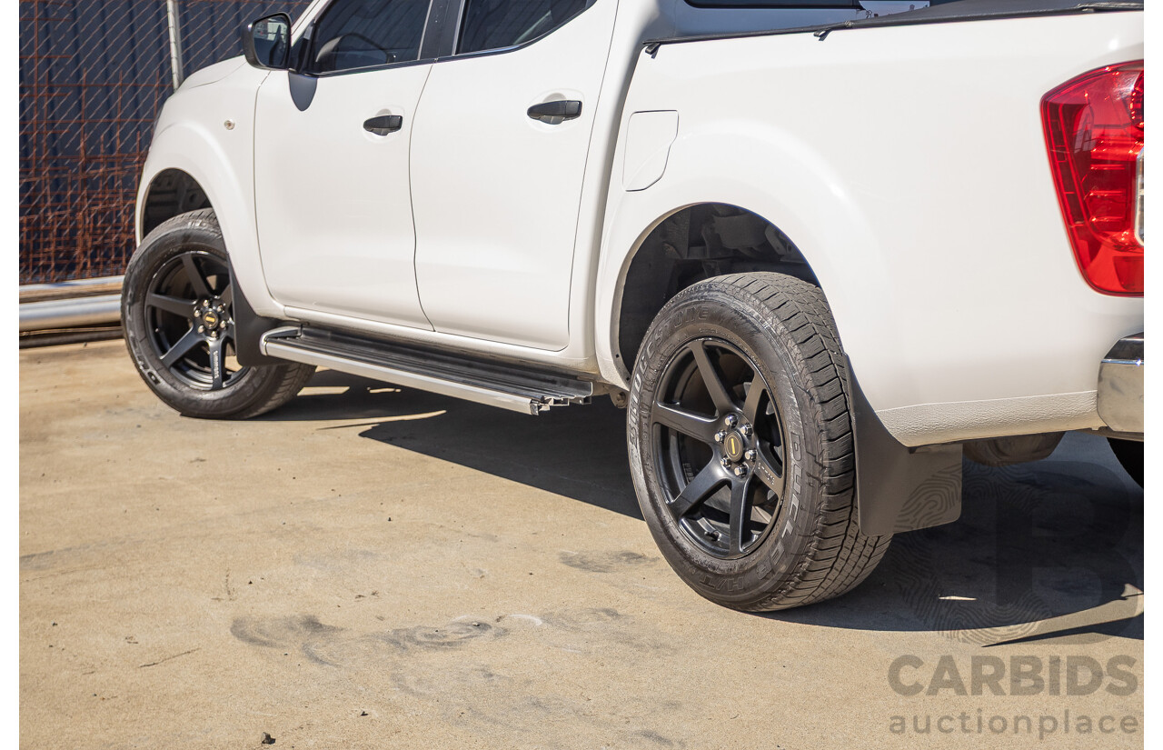03/2017 Nissan Navara SL (4x4) D23 SERIES II Dual Cab Utility White Turbo Diesel 2.3L