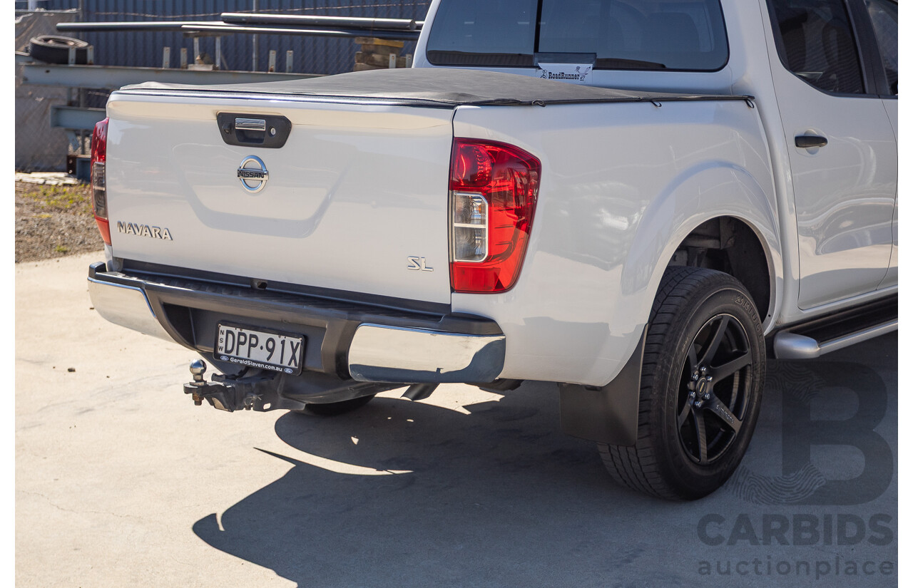 03/2017 Nissan Navara SL (4x4) D23 SERIES II Dual Cab Utility White Turbo Diesel 2.3L